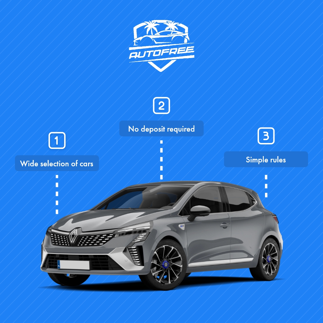 Long-term car rental Alicante - AUTOFREE Car Rental